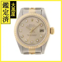 ROLEX DATEJUST 69173G W-NUMBER WOMEN'S WATCH FROM JAPAN G0731