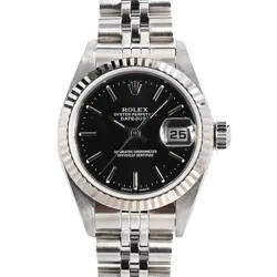 ROLEX DATEJUST 79174 WATCHES / BLACK MECHANICAL AUTOMATIC WOMEN