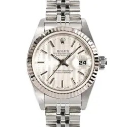 ROLEX DATEJUST 79174 WATCHES / SILVER TAPESTRY MECHANICAL AUTOMATIC WOMEN