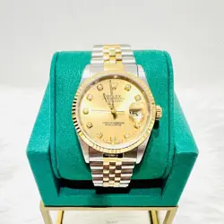 ROLEX 10P COMBI DIAMOND WATCH 16233 138299685