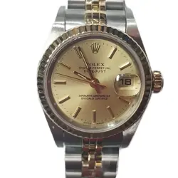 ROLEX DATEJUST YELLOW GOLD COMBINATION WOMEN'S WATCH (79173) 138921774
