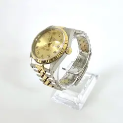 ROLEX DATEJUST OYSTER PERPETUAL COMBI DIAMOND MEN'S WATCH 36MM 16233 138274025