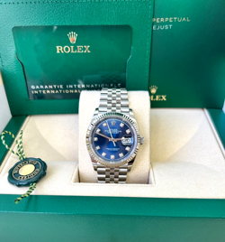 36 FLUTED BLUE