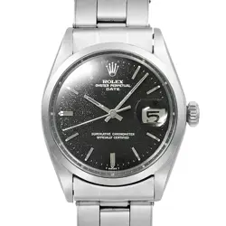 ROLEX OYSTER PERPETUAL DATE BLACK MIRROR 1500 #MO323
