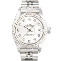 ROLEX DATEJUST 79174G WATCHES / SILVER MECHANICAL AUTOMATIC WOMEN