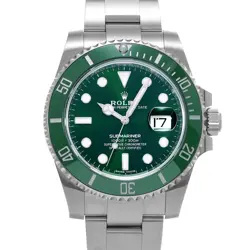 ROLEX SUBMARINER DATE 116610LV GREEN WATCH 684460