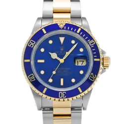 ROLEX SUBMARINER DATE 16613 BLUE WATCH 675868