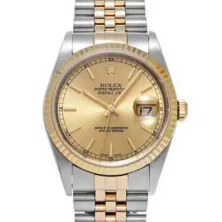 ROLEX DATEJUST 16233 CHAMPAGNE WATCH 675145