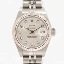 ROLEX DATEJUST 79174G SS×WG SS AT SILVER-FACE 4 EXTRA LINKS