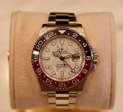 ROLEX GMT-MASTER II WHITE GOLD METEORITE DIAL 126719BLRO 2024 COMPLETE SET