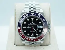 ROLEX 126710BLRO PEPSI GMT MASTER 2 RED BLUE BEZEL JUBILEE BAND 2020 FULL SET