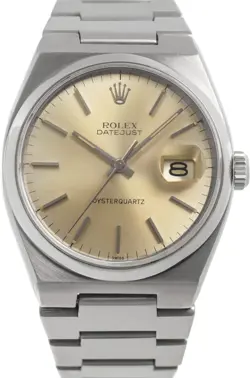 ROLEX DATEJUST 17000 STAINLESS STEEL SILVER DIAL 36MM QUARTZ WATCH