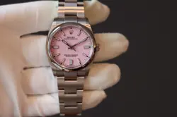 ROLEX OYSTER PERPETUAL 36MM 126000 CANDY PINK DIAL COMPLETE SET
