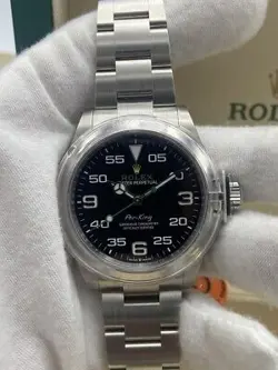 2024 ROLEX AIR-KING OYSTER PERPETUAL 126900 40MM BLACK DIAL BOX PAPERS