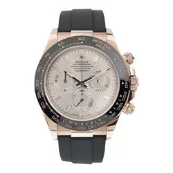 ROLEX DAYTONA 18K ROSE GOLD BAGUETTE PINK DIAL 40MM AUTOMATIC MEN'S 116515LN