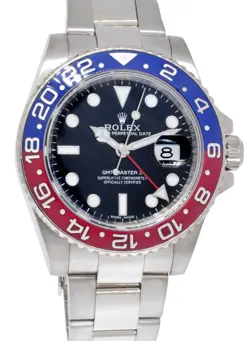 ROLEX GMT-MASTER II 18K WHITE GOLD CERAMIC 