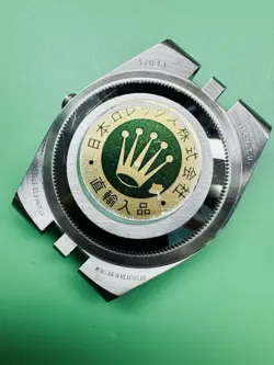 ROLEX VINTAGE OYSTERQUARTZ REF 17013 N SERIAL UNPOLISHED STEEL CASE W/ STICKER!
