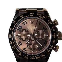 ROLEX DAYTONA EVEROSE GOLD / CHOCOLATE FACE