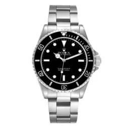 ROLEX SUBMARINER NO DATE 40MM 2 LINER STEEL MENS WATCH 14060