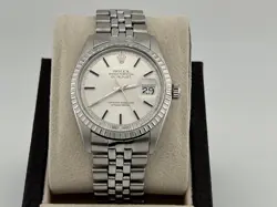 ROLEX DATEJUST 36MM 1603 SILVER DIAL STAINLESS STEEL