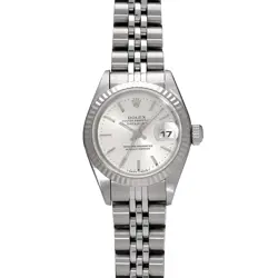 ROLEX DATEJUST 69174 SILVER WATCH 682937