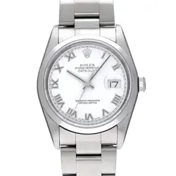 ROLEX DATEJUST 16200 WHITE WATCH 683715