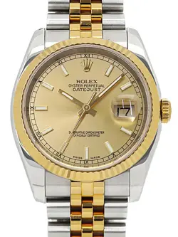 ROLEX DATEJUST 116233 F MEN AUTOMATIC #T048