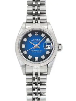 ROLEX DATEJUST 10P DIAMOND 79174G WOMEN AUTOMATIC #TW012