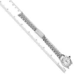 ROLEX DATEJUST STEEL WHITE GOLD DIAMOND DIAL LADIES WATCH 79174