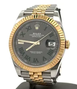 PRE-OWNED ROLEX DATEJUST 41MM, 2 TONE 18K YELLOW GOLD WATCH, 126333, S16465