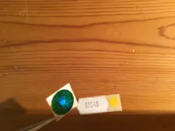 ROLEX DATE JUST 68248 ADESIVO FLUORESCENTE PER CASSA E STIK REFERENZA E BOLLINO
