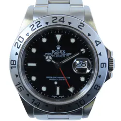 ROLEX EXPLORER II 16570 AUTOMATIC WATCH STAINLESS STEEL BLACK