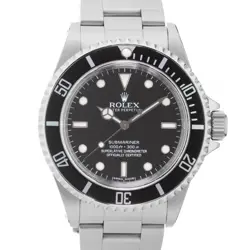 ROLEX SUBMARINER NON-DATE 14060M BLACK CHRONOMETER DATE ON THE WARRANTY CARD...