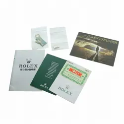 Y0803 ROLEX GENUINE REPLACEMENT FRAME 1 PIECE INSTRUCTION MANUAL ACCESSORIES SIL