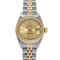 ROLEX DATEJUST 69173 CHAMPAGNE WATCH 681377