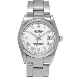 ROLEX DATEJUST 68240 WHITE WATCH 683687