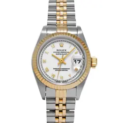 ROLEX DATEJUST 69173 WHITE WATCH 681910