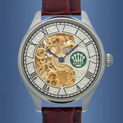ROLEX MARRIAGE WATCH VINTAGE 1944 MANUAL POCKET MOVEMENT 42MM EXCELLENT 310273