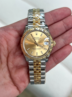 TWO-TONE FLUTED CHAMPAGNE