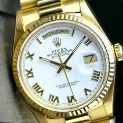 18KY WHITE ROMAN