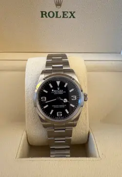 ROLEX EXPLORER 124270 36MM NEW MODEL BOX & PAPERS OYSTER SS BAND
