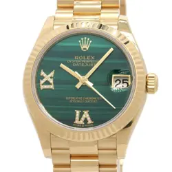 ROLEX BOYS DATEJUST 31 278278 MALACHITE DIAL WITH DIAMONDS AUTOMATIC #CS010