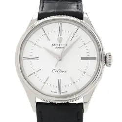 ROLEX MEN'S CELLINI TIME 50509 K18WG AUTOMATIC #CS113
