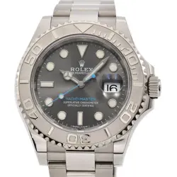 ROLEX MEN'S YACHT-MASTER 116622 PLATINUM/SS DARK RHODIUM AUTOMATIC #CS063