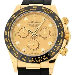 ROLEX MEN'S COSMOGRAPH DAYTONA 116518LNG CHRONOGRAPH DIAMOND AUTOMATIC #CS006