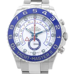 ROLEX MEN'S YACHT-MASTER II 116680 REGATTA CHRONOGRAPH AUTOMATIC #CS051