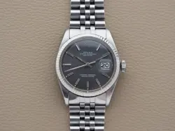 ROLEX DATEJUST 36MM 1601 LAVENDER SIGMA GRAY DIAL 62510H JUBILEE 1973