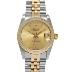 ROLEX DATEJUST 68273 CHAMPAGNE WATCH 684356