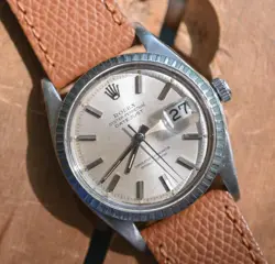 VINTAGE ROLEX 1603 STAINLESS STEEL DATEJUST PIE PAN DIAL AUTOMATIC WATCH 1968