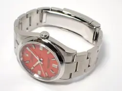 ROLEX Oyster PERPETUAL 36 coral red 126000 '20 Mens126000